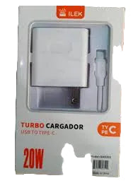 Cargador Tipo C Ilek GAR302 20W